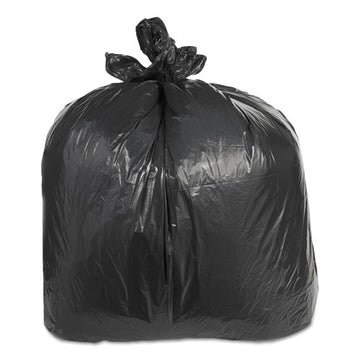 Trinity Plastics Low-density Can Liners, 60 Gal, 2.4 Mil, 38" X 58", Black, 100-carton freeshipping - TVN Wholesale